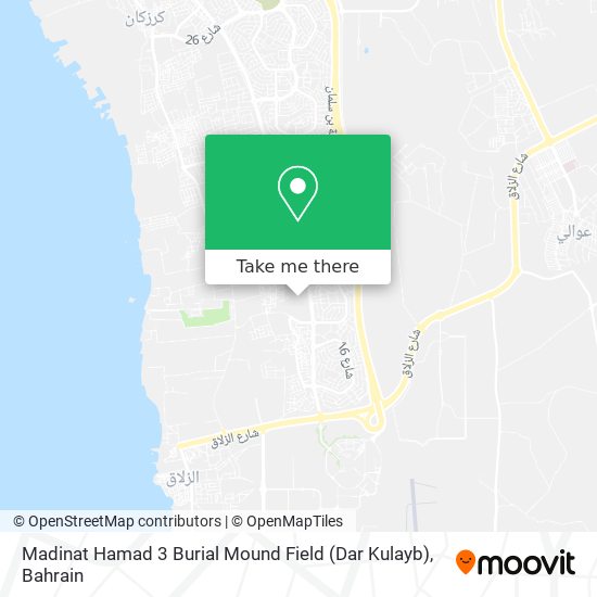 Madinat Hamad 3 Burial Mound Field (Dar Kulayb) map