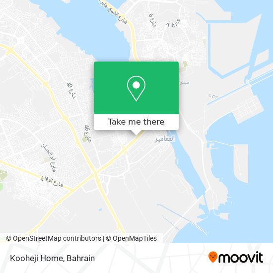 Kooheji Home map