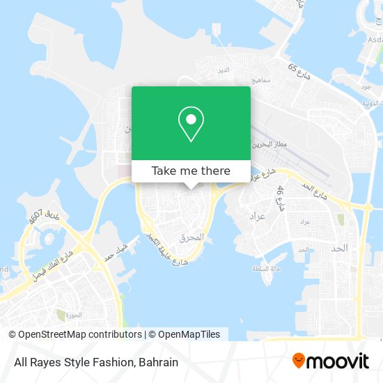 All Rayes Style Fashion map