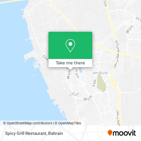 Spicy Grill Restaurant map