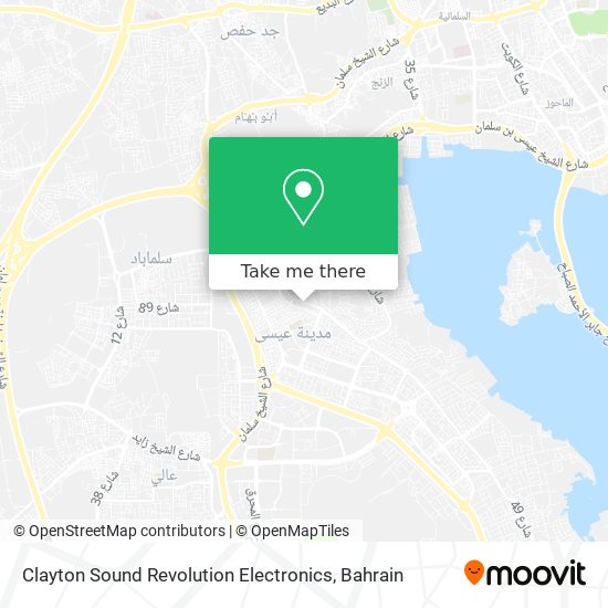 Clayton Sound Revolution Electronics map