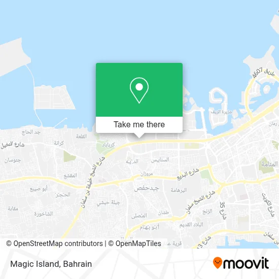 Magic Island map