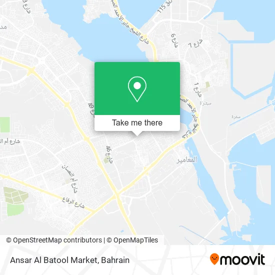 Ansar Al Batool Market map