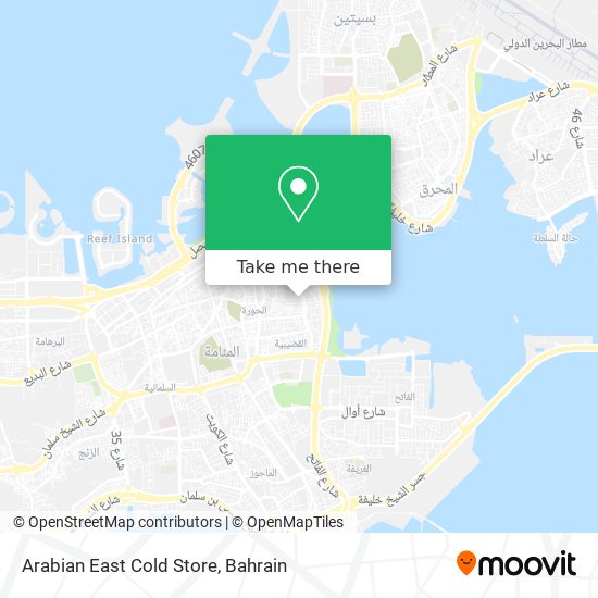 Arabian East Cold Store map