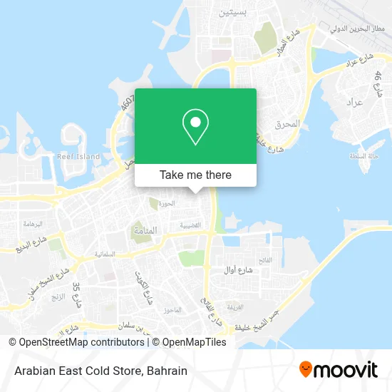 Arabian East Cold Store map