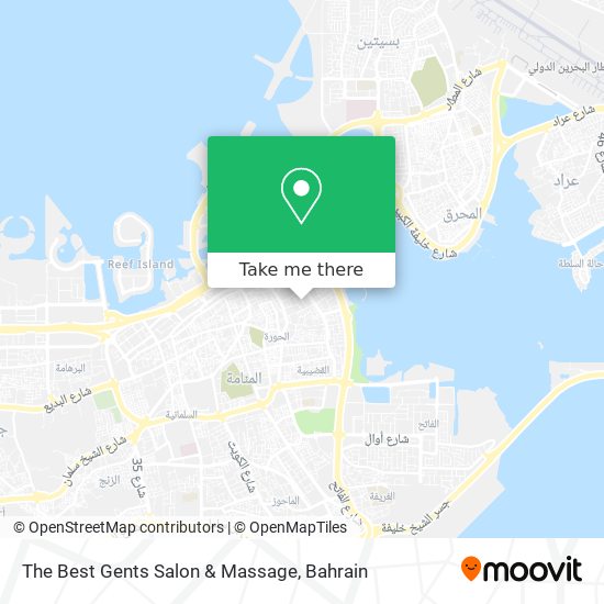 The Best Gents Salon & Massage map