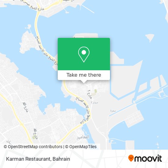 Karman Restaurant map
