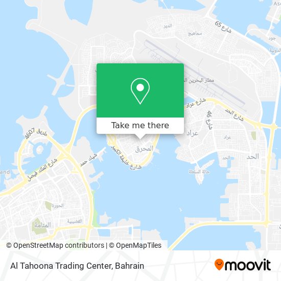 Al Tahoona Trading Center map