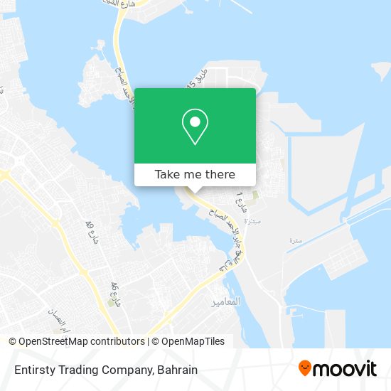 Entirsty Trading Company map