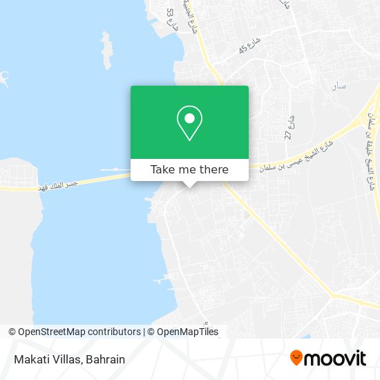 Makati Villas map