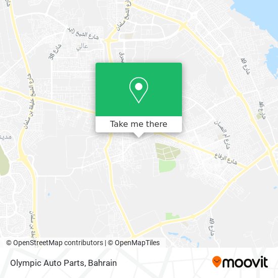 Olympic Auto Parts map