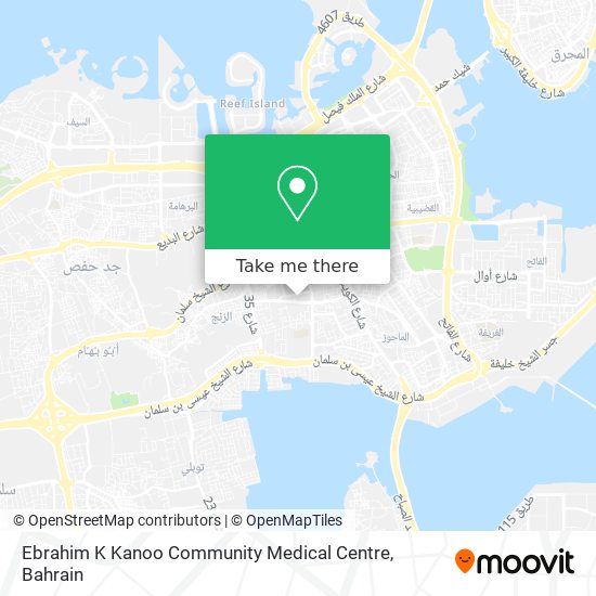 Ebrahim K Kanoo Community Medical Centre map