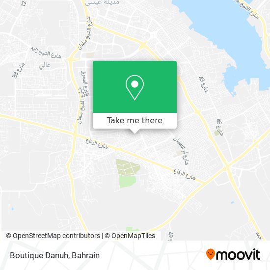Boutique Danuh map