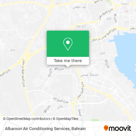 Albaroon Air Conditioning Services map