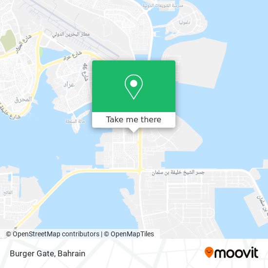 Burger Gate map