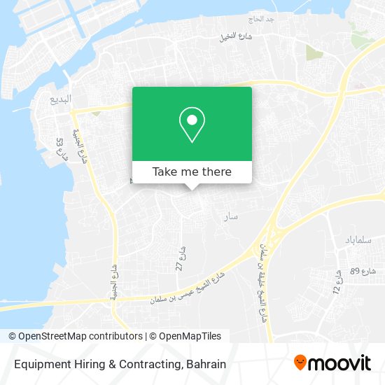Equipment Hiring & Contracting map