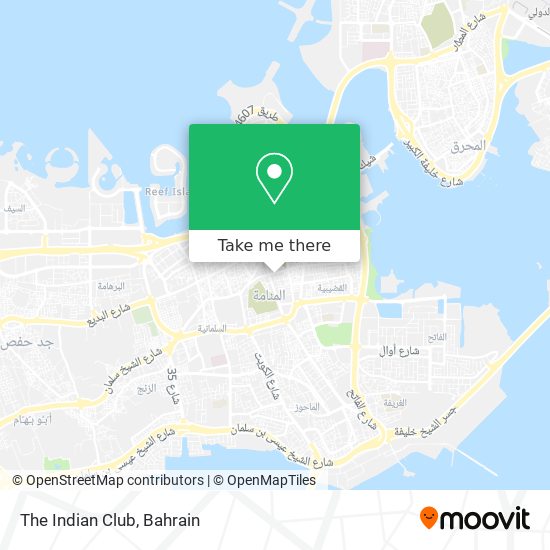 The Indian Club map