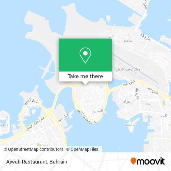 Ajwah Restaurant map