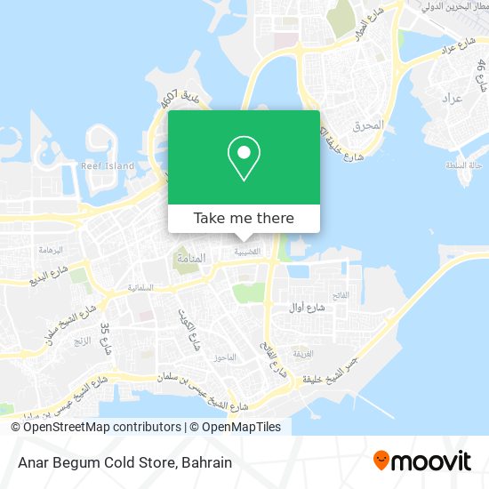 Anar Begum Cold Store map