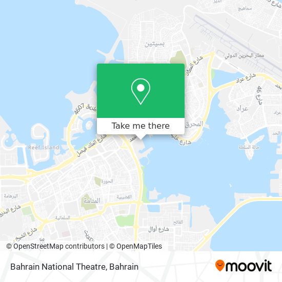 Bahrain National Theatre map