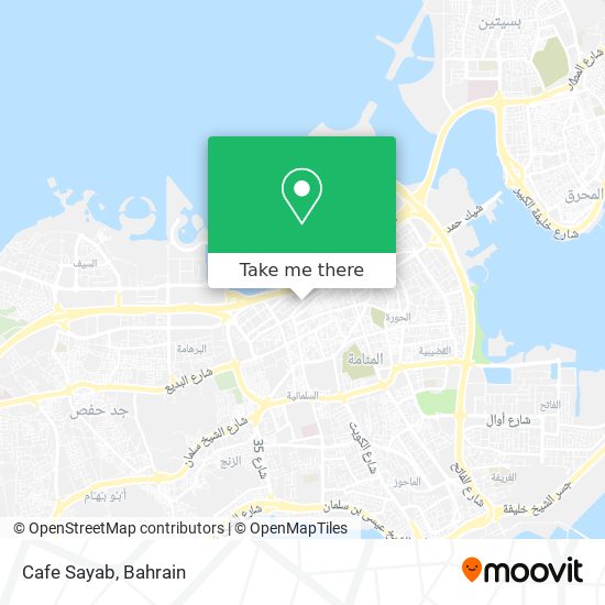 Cafe Sayab map