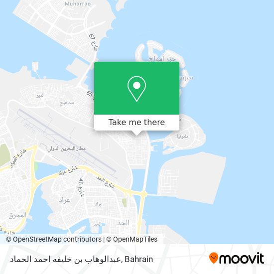 عبدالوهاب بن خليفه احمد الحماد map