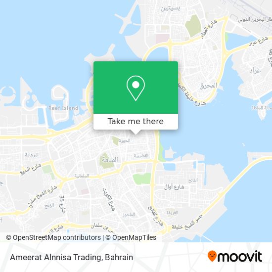 Ameerat Alnnisa Trading map