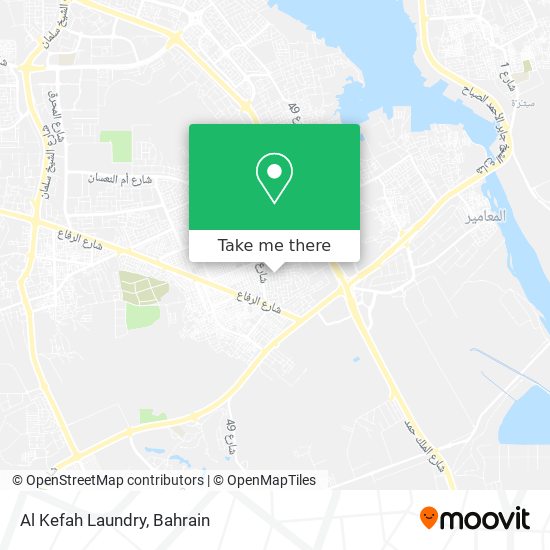 Al Kefah Laundry map