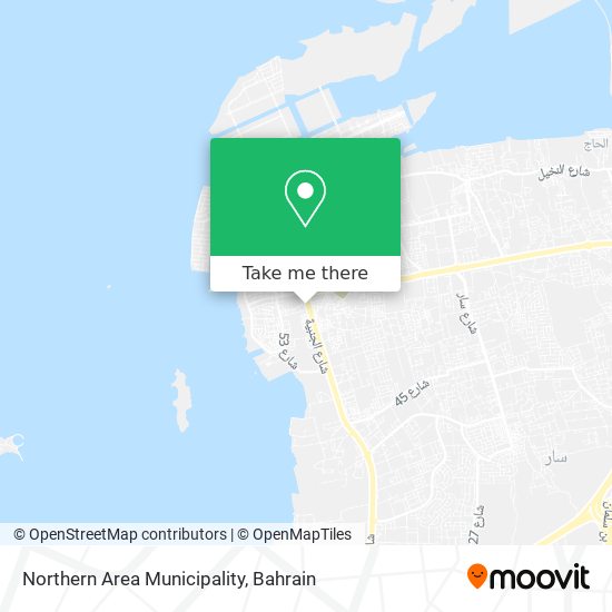 Northern Area Municipality map