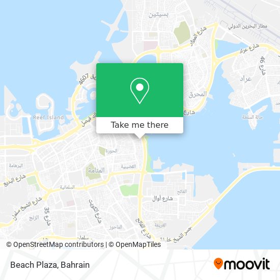 Beach Plaza map