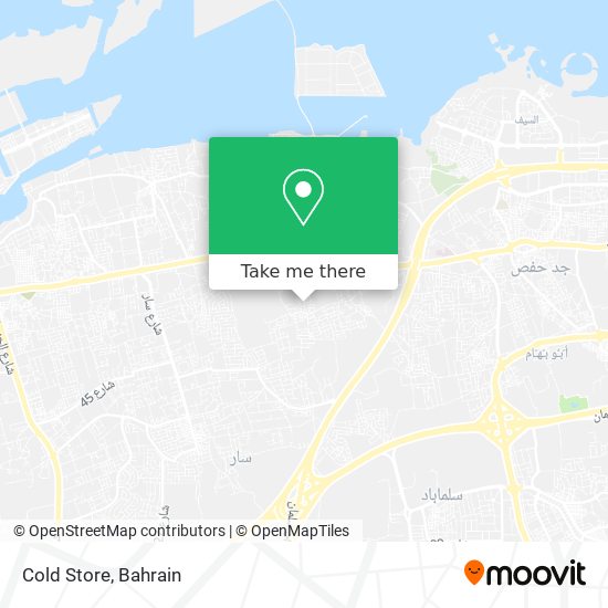 Cold Store map