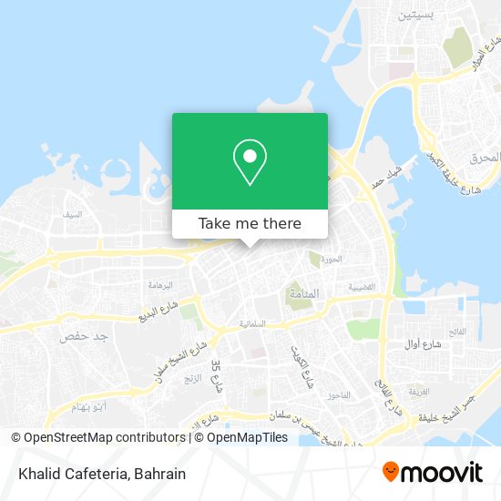 Khalid Cafeteria map