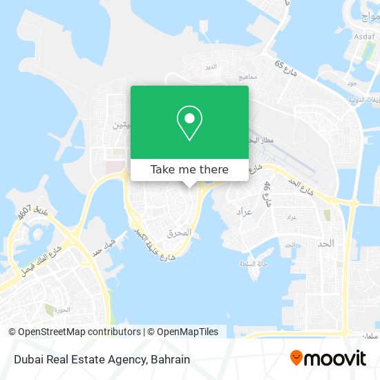 Dubai Real Estate Agency map
