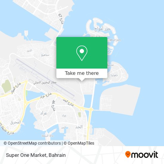Super One Market map