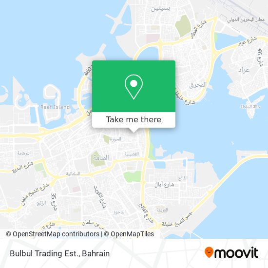 Bulbul Trading Est. map