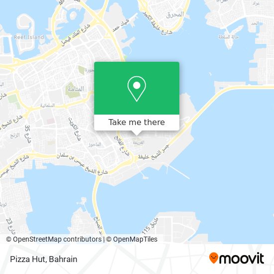 Pizza Hut map