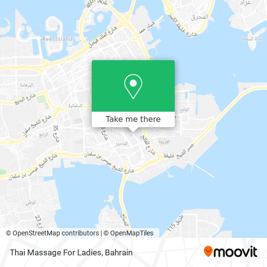 Thai Massage For Ladies map