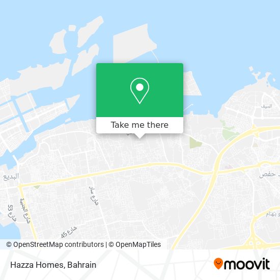 Hazza Homes map