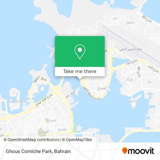 Ghous Corniche Park map