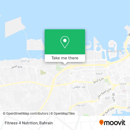 Fitness 4 Nutrition map