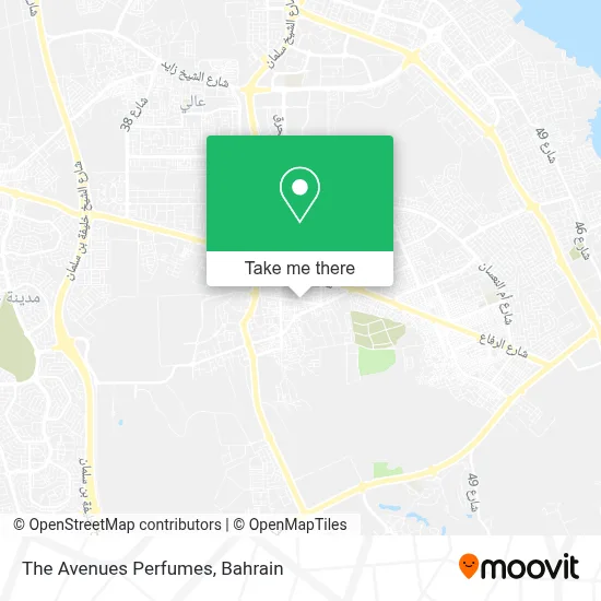 The Avenues Perfumes map