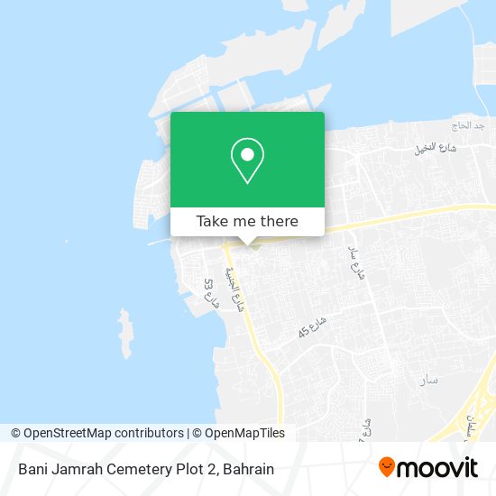 Bani Jamrah Cemetery Plot 2 map