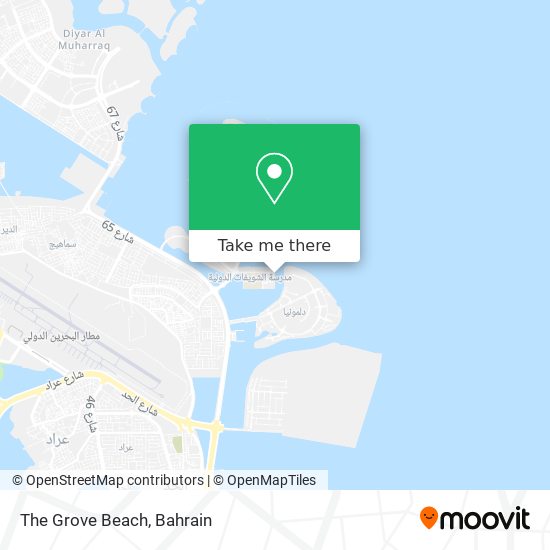 The Grove Beach map