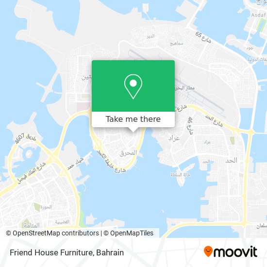 Friend House Furniture map