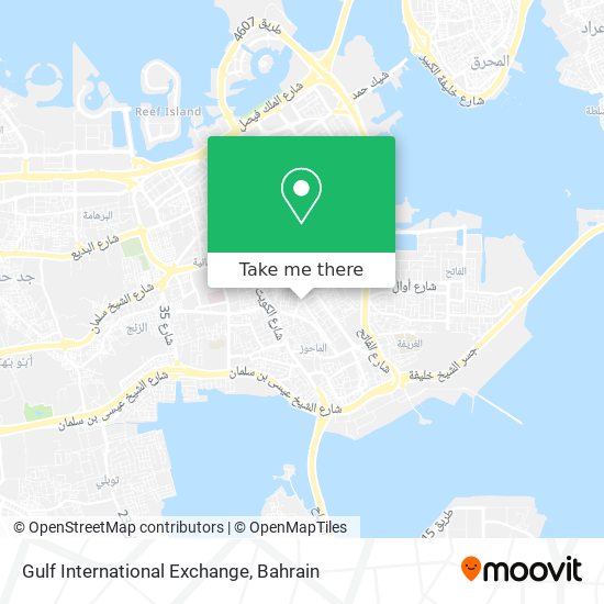 Gulf International Exchange map