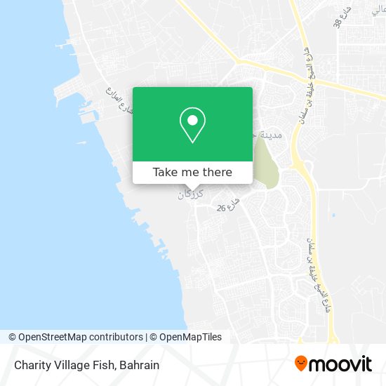 Charity Village Fish map