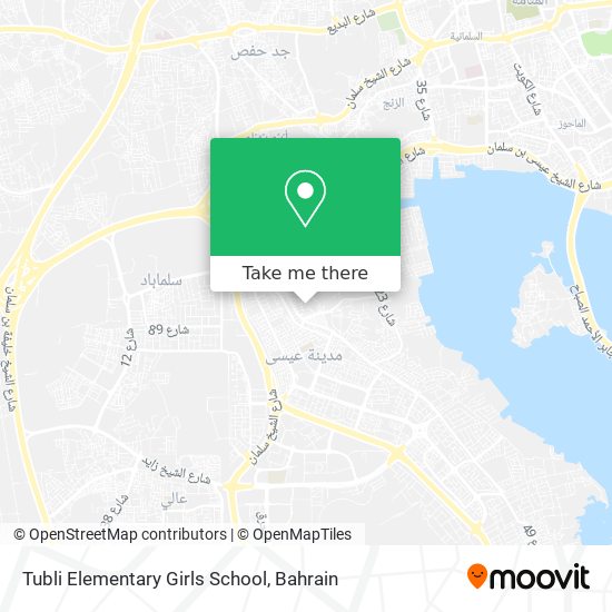 Tubli Elementary Girls School map