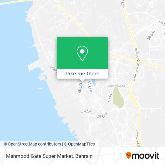 Mahmood Gate Super Market map