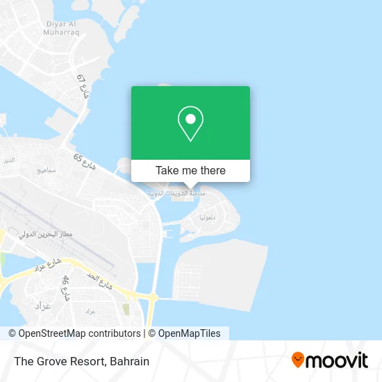 The Grove Resort map