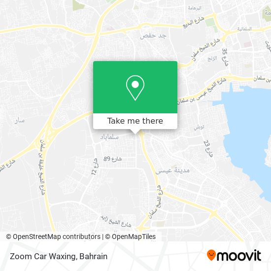 Zoom Car Waxing map